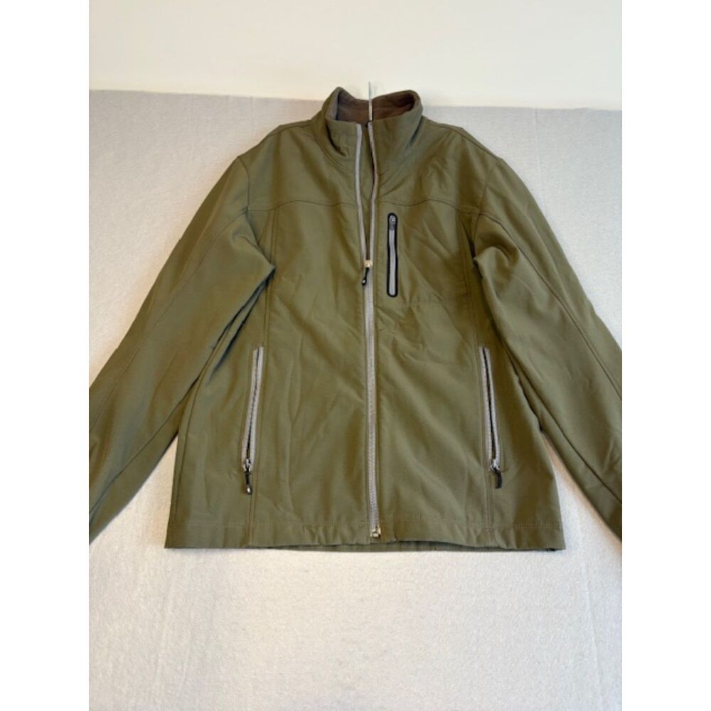 Eddie Bauer Stratify Mens Jacket Small Outdoor Water Repellant 4 Way Stretch EUC